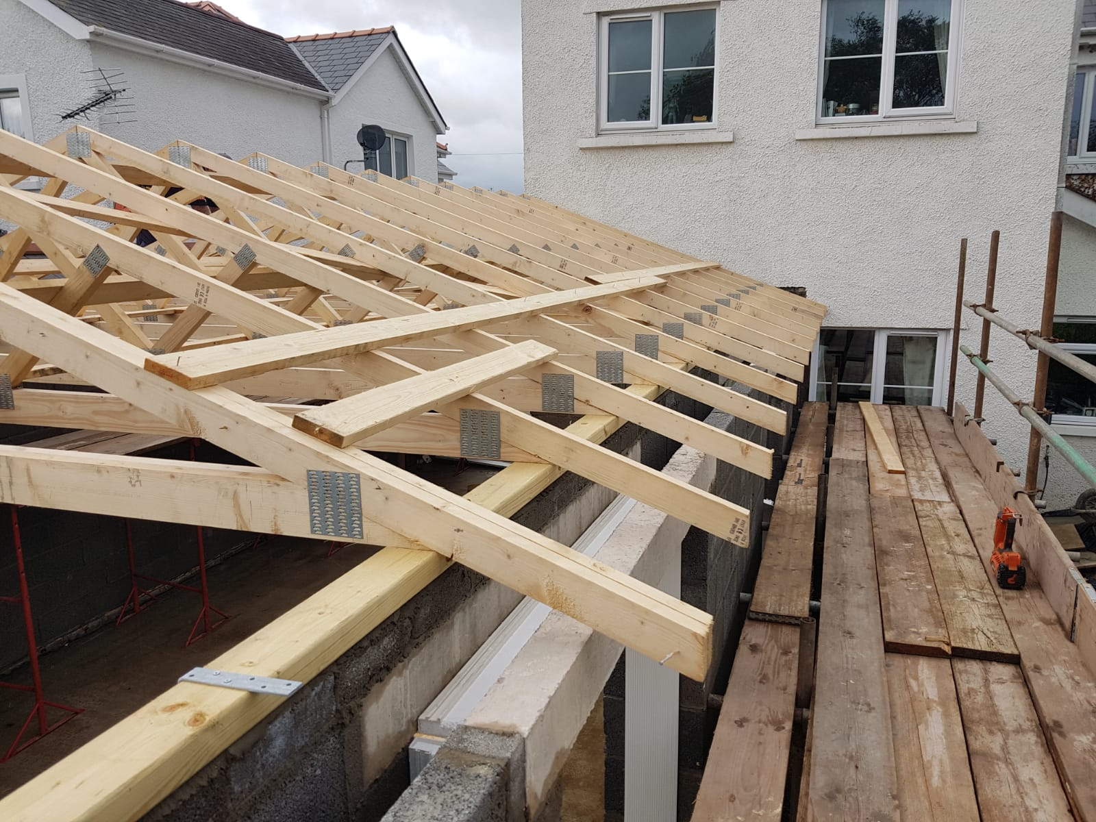 Roof trusses, general building services